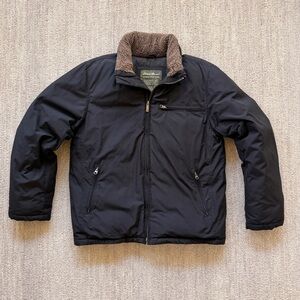 Eddie Bauer Black Puffer Down Jacket - Men’s Medium
